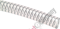 Ansaug - PVC-Saug-Druck-Schlauch mit Stahlspirale 40x4,5mm (- 3 bar)