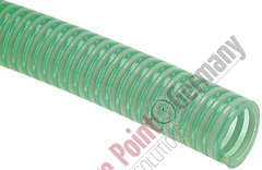 Ansaug - PVC-Saug-Druck-Schlauch mit Hart-PVC-Spirale 40x3,6 mm;  -0,7 bis 6,5 bar