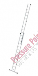PPG rung single ladder 350 mm wide with standard crossbar 12 rungs