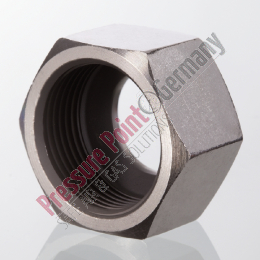 berwurfmutter L12 M18x1,5 VA - 315 bar - Edelstahl