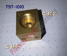 PPG Aufnahme G1/2 - G1/4; Pmax 400 bar