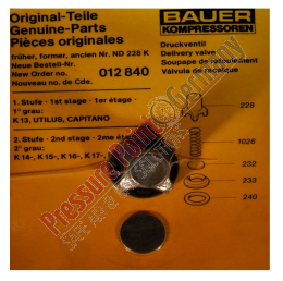 Bauer Druckventileinsatz, kpl.