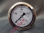 PPG gauge; 0-400 bar, 63mm, without front ring; G1 / 4 port on the back, with glycerine; Class 1.6