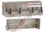 PPG filling panel 4x 200 bar with Paintball-Quickconnection