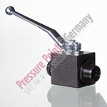 PPG HP ball valve; 2-way, IGR3/8, DN 10, PN 500 bar; galvanized steel