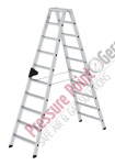 PPG stepladder with treads accessible on both sides 2x12 steps