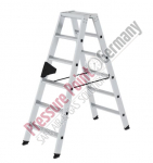 PPG stepladder with treads accessible on both sides 2x 6 steps