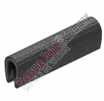 PPG Edge protection profile metal insert black 1-2 mm