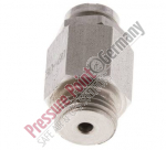 PPG mini safety valve G 1/4,  16 - 32 bar adjustable; stainless steel