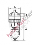 PPG Schalldmpfer/ Kondensattrenner max 16 bar; G 3/8