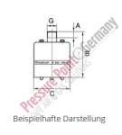 PPG Hochleistungsschalldmpfer, G 1, Stahlblech verzinkt