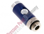 Safety push-button coupling (NW7.2), G 1/2 male, galvanized steel