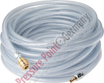 PPG ND extension hose; 10m; PVC fabric hose 6x12mm, 10mtr. with coupling & plug